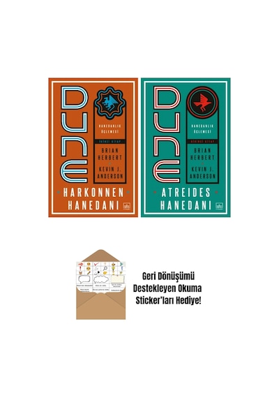 Dune: Harkonnen Hanedanı Hanedanlık Üçlemesi İkinci Kitap + Dune: Atreides Hanedanı Hanedanlık Üçlemesi Birinci Kitap