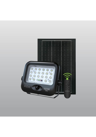Ack 150w Solar Led Projektör Sensörlü 6500k - At65-19432