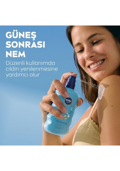 Nıvea Sun Ferahlatıcı Güneş Sonrası Vücut Spreyi 200ml, Nemlendirici, Aloe Vera, Hyaluron