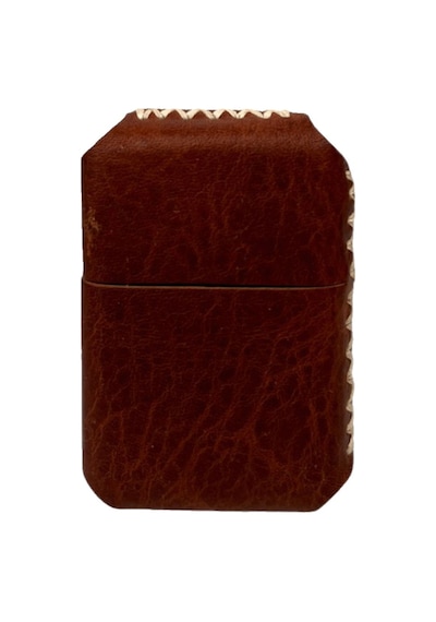 Handmade El Yapımı Hakiki Deri Zippo Modeli Çakmak Tobacco