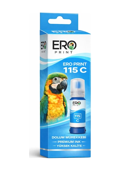 Epson 115 Uyumlu Mavi Mürekkep Şişe C13t07d24a