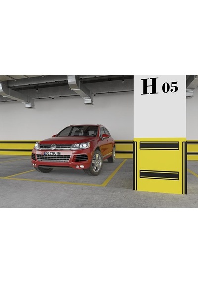 Otopark Kauçuk Duvar Koruma 3 Metre X 15 Cm