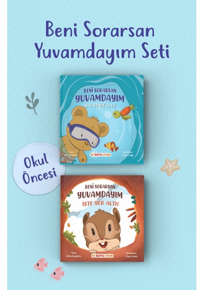Beni Sorarsan Yuvamdayım Seti - 2 Kitap Bi Kutu Oyun