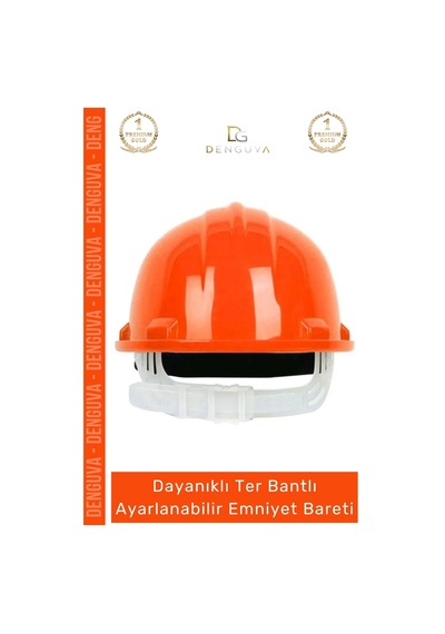 Baret Essafe Ce Belgeli Ekonomik Havalandırmalı Ayarlı Mühendis Güvenliği Turuncu Emniyet Bareti