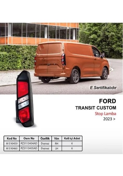 Ford Custom 2023/ Stop Lambası Sol