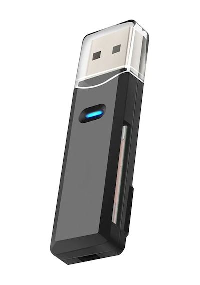 Usb 2.0 Yüksek Hızlı Okuma Yazma Sd Kart Dönüştürücü Tak Çalıştır Portatif Kart Okuyucu