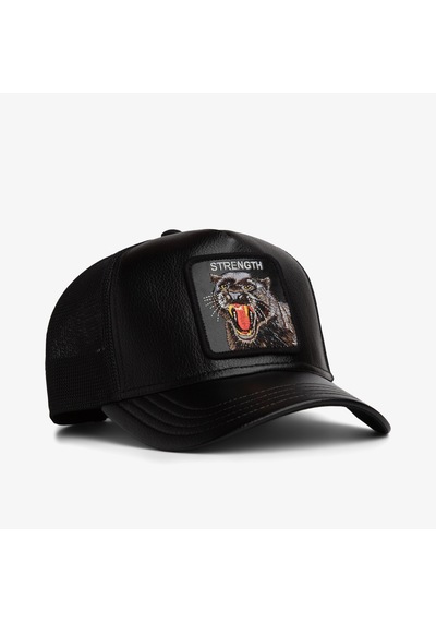 Goorin Bros Faux Leather Panther Unisex Siyah Şapka 101-2943