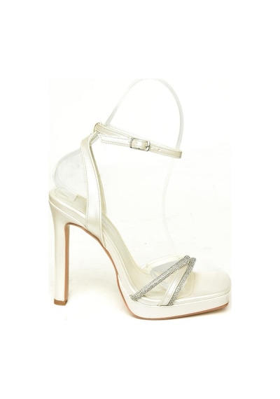 Fox Shoes S569612509 Sedef Yüksek Topuklu Kadın Abiye Ayakkabı SEDEF