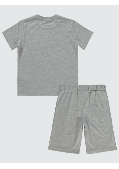 Civil Boys Erkek Çocuk Pijama Takımı 6-9 Yaş Grimelanj