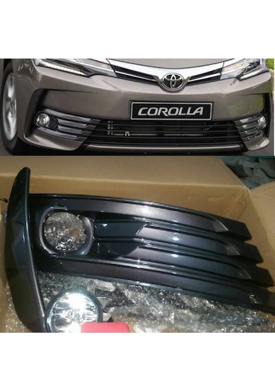 Toyota Corolla Uyumlu 2016-2017 2018 Sis Farı Lambası Çerçevesi