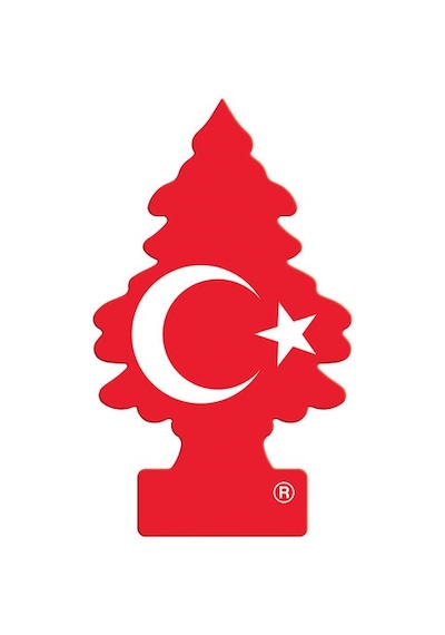 Little Trees Türk Bayrağı Ay Yıldız Vanilya Oto Kokusu 3 Adet