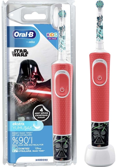 Oral-B D100 Vitality Star Wars Özel Seri Çocuklar İçin Şarj Edilebilir Diş Fırçası