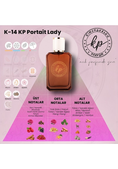 KP K-14 Kadın Parfüm EDP 50 ML