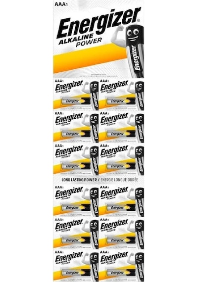 Energizer Alkalin Power Aaa İnce Kalem Pil 12'li Kartela-1807