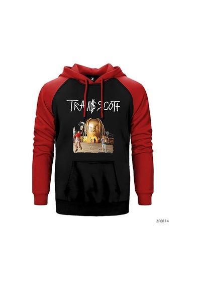 Travis Scott Sarı Renk Reglan Kol Sweatshirt / Hoodie