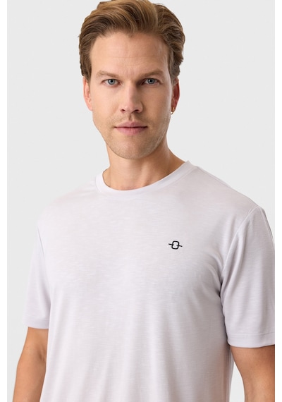 Back And Bond Regular Fit Gri Basic Tişört