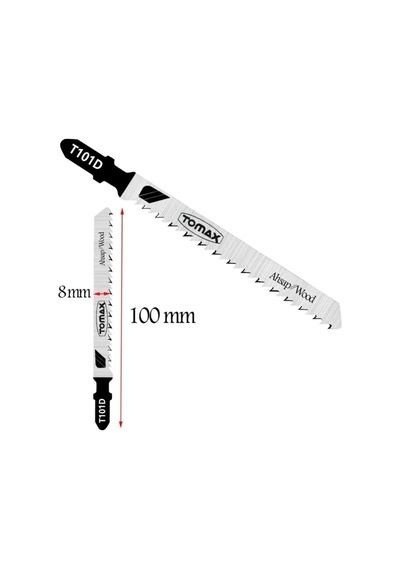 Tomax Sert Kesim Ahşap Dekupaj Ağzı T101d - 5'li Paket