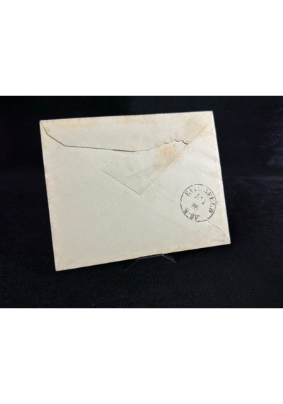1885 Alman İmparatorluğu Dönemi Deutsches Reich 10 Pfennig Kuruş Pullu Zarf