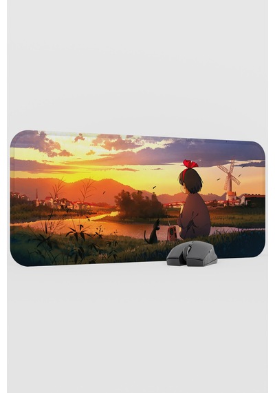 Kiki's Delivery Service Anime V3 - 70x30 Xl Gaming Kauçuk Kaymaz Taban Mouse Pad Fare Altlığı