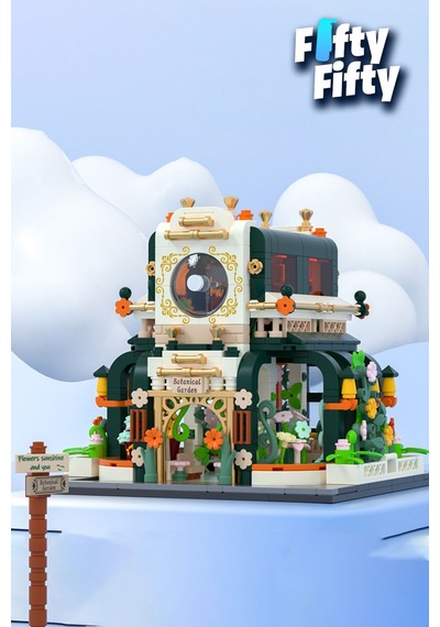 Jaki Flower House/çiçek Evi -jk2362 867 Parça Oyuncak Yapım Seti