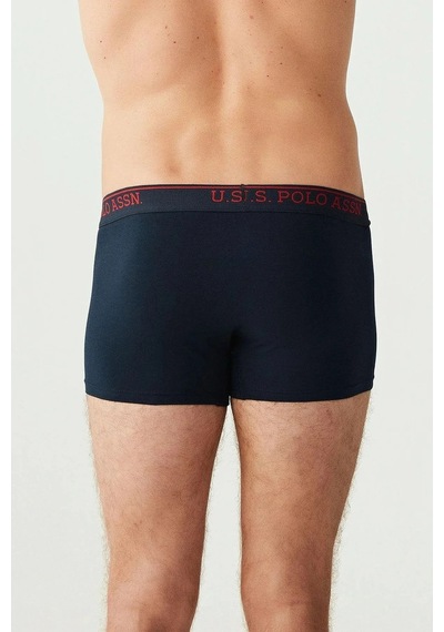 U.S. Polo Assn. U.s Polo Assn. 90005 Erkek Battal 3'lü Boxer-siyah&antrasit&lacivert Siyah - Antrasit Melanj - Lacivert