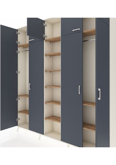Arges Dolap 12 Raflı 9 Kapaklı 2 Askılı 220x30x243 Aytaşı-antrasit/çam Antrasıt/atlas Çam Arges Dolap 12 Raflı 9 Kapaklı 2 Askılı 220x30x243 Aytaşı-antrasit/çam Antrasıt/atlas Çam