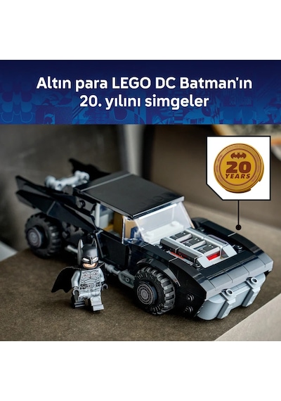 LEGO® DC Batman™: Batman™ Batmobile™ 76332 – 9 Yaş Üzeri Çocuklar için Minifigür İçeren Yaratıcı Oyuncak Yapım Seti (330 Parça)