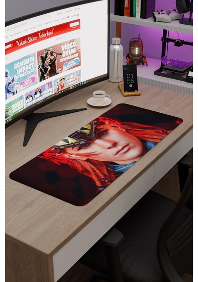 Horizon Zero Kaymaz Dikişli Kauçuk Oyuncu Mousepad V3 - 70x30 Xl Gaming Mouse Pad Fare Altlığı