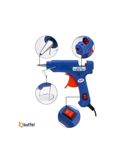 Hubrendy Kargo 60w Silikon Mum Tabancası Büyük