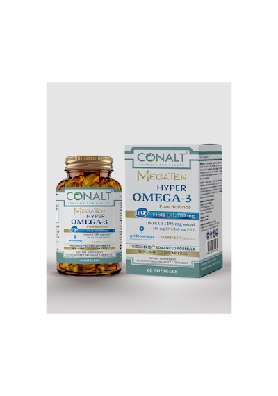 Megaten Hyper Omega-3 Pure Balance 1000 Mg 36/24 Oranı