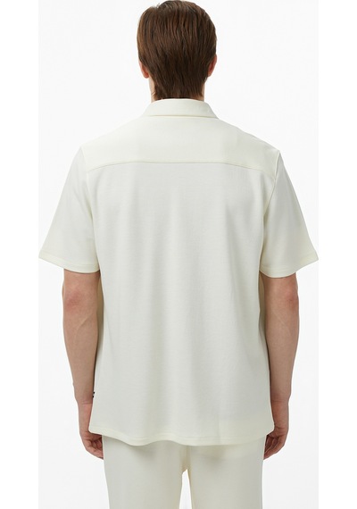 Nautica Erkek Krem Regular Fit Kısa Kollu Gömlekdüzw55521t