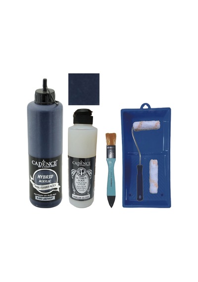 Mobilya Boyası-cadence Multisurface H-062 Lacivert 500ml Ultimate Vernik Parlak 250ml Saten Rulo Set Lacivert Lacivert Mobilya Boyası-cadence Multisurface H-062 Lacivert 500ml Ultimate Vernik Parlak 250ml Saten Rulo Set Lacivert Lacivert