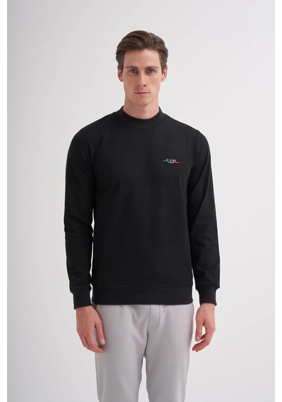 Cazador 5250 Erkek Polar Sweatshirt Siyah