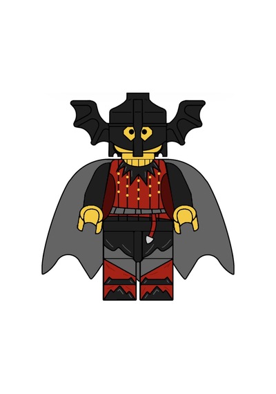 Castle: Fright Knights: Pelerinli Bat Lord With Cape Cas022