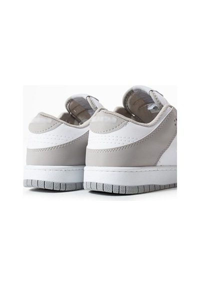 Sandrush Low Top Dayanıklı Rahat Unisex Günlük Sneaker Ayakka... Beyaz - Gri