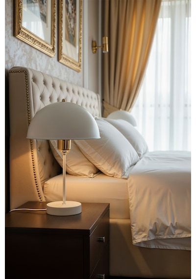Roma Abajur - Masa Lambası - Salon-oturma-çocuk-yemek-yatak Odası-antre-mutfak Beyaz - Gold / Beyaz Beyaz - Gold / Beyaz Roma Abajur - Masa Lambası - Salon-oturma-çocuk-yemek-yatak Odası-antre-mutfak Beyaz - Gold / Beyaz Beyaz - Gold / Beyaz