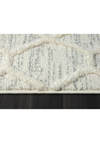 Loop Lp004a Beyaz Halı Dekoratif Sisal Bukle Tozsuz Antialerjik Salon Halısı Yatak Odası Koridor-109 Beyaz