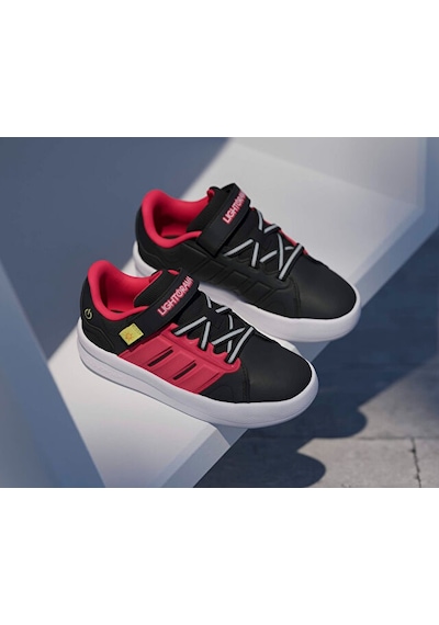 Adidas Lıghtorama Court El C Çocuk Günlük Işıklı Ayakkabı Kj6998 Siyah