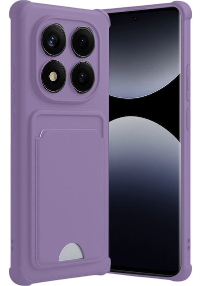 Xiaomi Redmi Note 14 Pro 5g Kelvin Kartvizitli Silikon - Lila