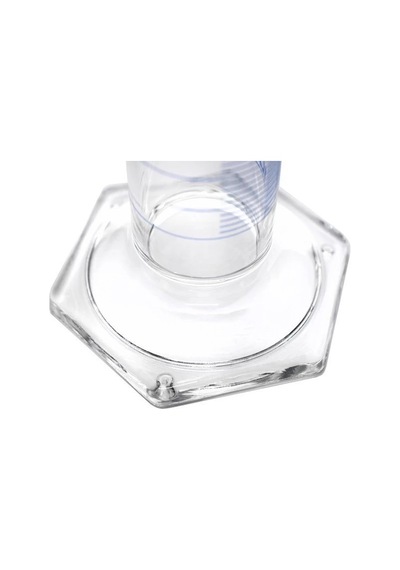Borox Cam Mezür Uzun Form Mavi Skala 500 ML