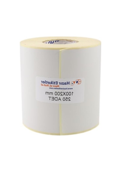 100mm X 200mm Eko Termal Etiket - 250 Adet Rulo 10