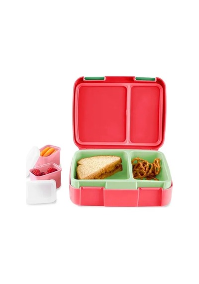 Skip Hop Spark Style Bento Beslenme Kutusu Çilek Kırmızı