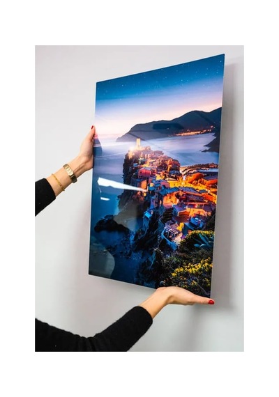 Premium Kişiye Özel Metal Poster Tablo Full Hd Kalite Baskı 20x30 Cm Çok Renkli