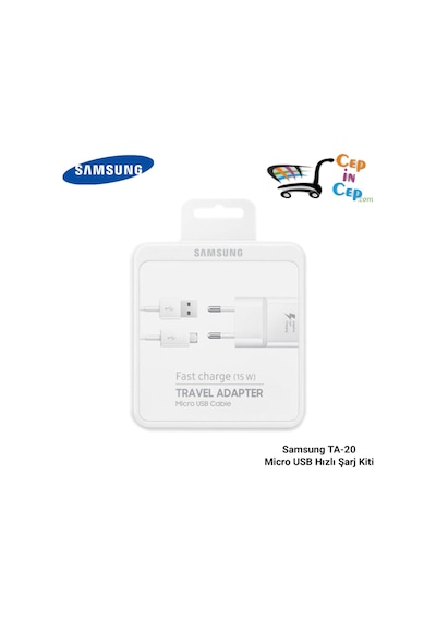 Samsung Uyumlu Ta20 Micro Usb Hızlı Şarj Takımı