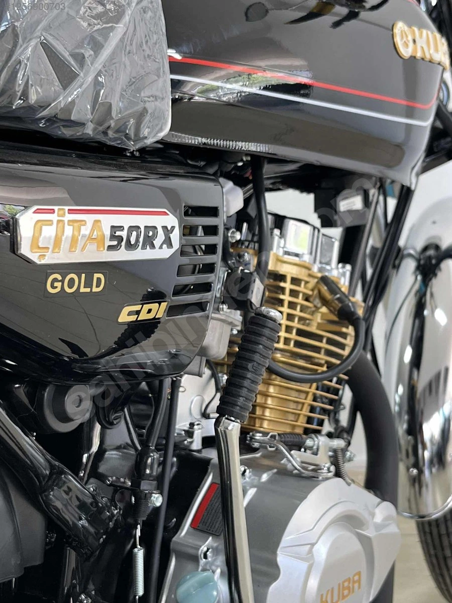 Kuba Çita 50-RX Motosiklet Siyah Gold