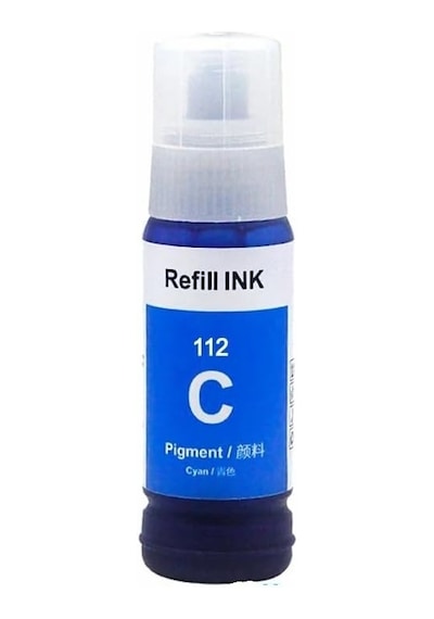 Epson 112 L6460 İle Uyumlu 1 Set 4 Renk Ithal Muadil Pigmentli Mürekkep Seti Siyah 127 Ml - Ren Tek Renk