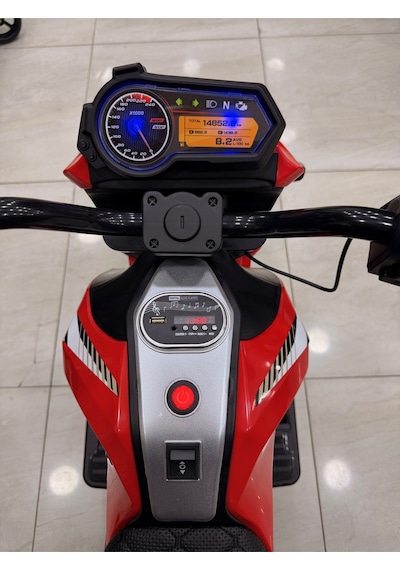 Akülü Motor 3-8 Yaş Kırmızı