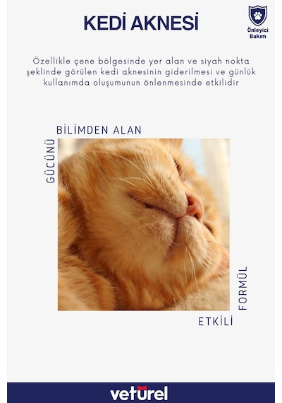 Kedi Yüz Temizleme Solüsyonu Kedi Aknesi Gözyaşı Lekesi Göz Damlası Akıntı Kaşıntı Bakımı 100ml
