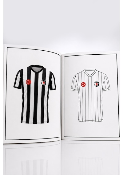 X Dekomus Lisanslı Beşiktaş Boyama Seti 12'li Kuru Boya Kalemi Ve Boyama Kitabı Altın