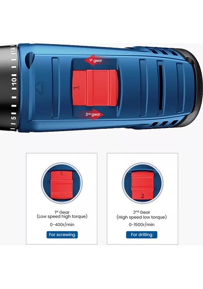 Bosch Bosch Blue Series Gsr120-li Şarjlı Matkap Tek Kılıf + Kutu Batarya Ve Şarj Cihazı Dahil Değildir 250122590